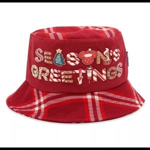 Disney 2021 Christmas Holiday Spirit Jersey Bucket Hat - New with Tags
